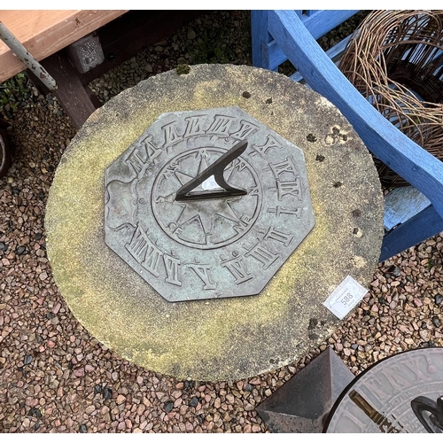 588 - Stone sundial