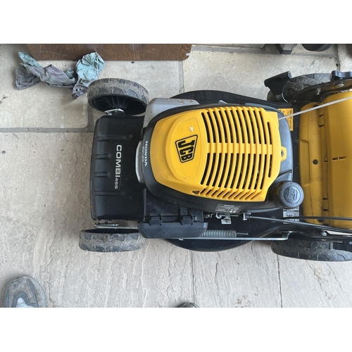 596 - JCB combi 46S self-Propelled Petrol lawn mower with Honda engine (working all of last year then dry ... 