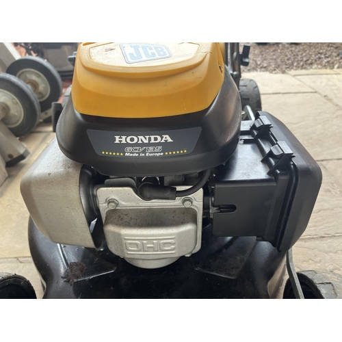 596 - JCB combi 46S self-Propelled Petrol lawn mower with Honda engine (working all of last year then dry ... 