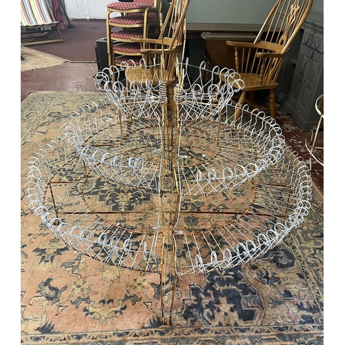 621 - Large and impressive wire work plant stand