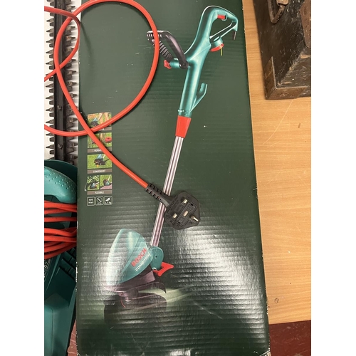 708 - Bosch ART 23 Combitrim together with a Bosch AHS 50-16 hedge trimmer