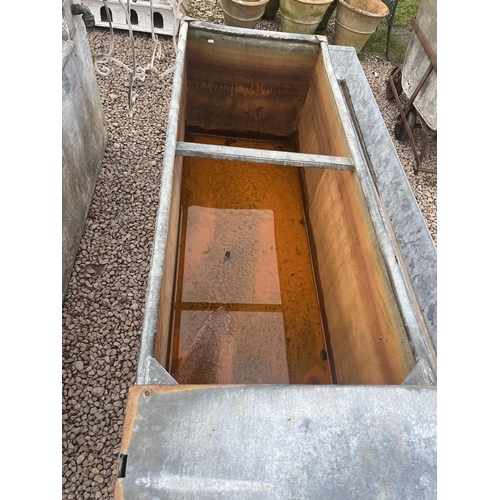 76 - Large galvanised water feeder