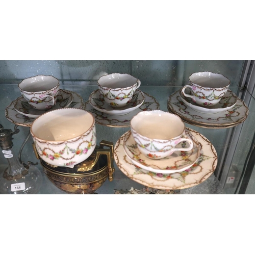 168 - Antique Dresden tea set