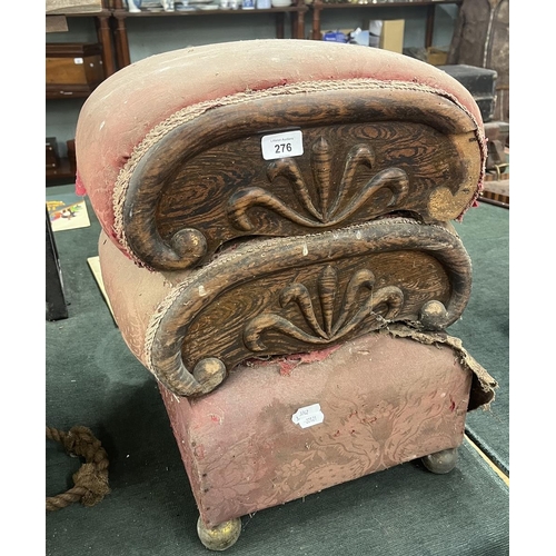 276 - 3 antique footstools