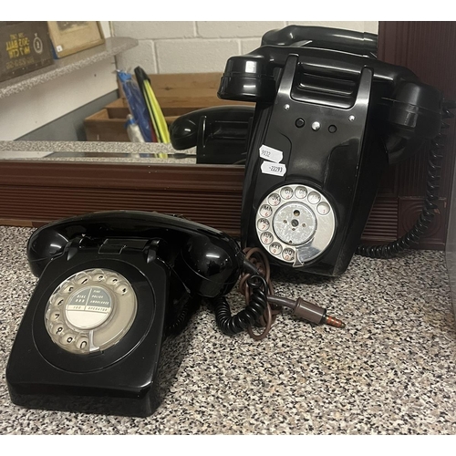 361 - 2 vintage telephones