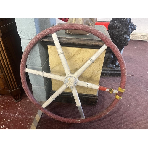 384 - Aluminium ships wheel