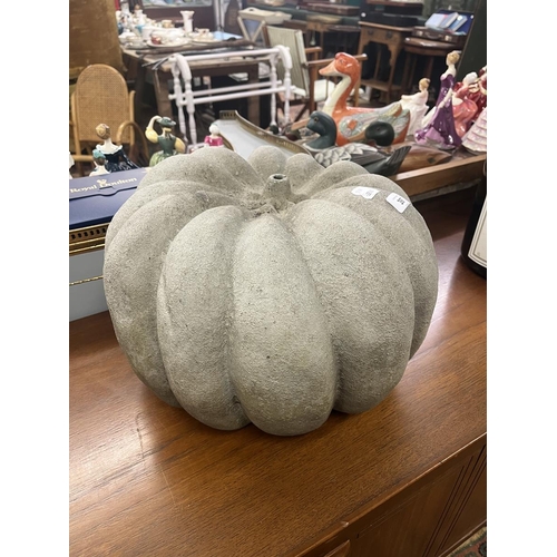 397 - Antique pumpkin fountain head