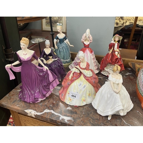 404 - Collection of Royal Doulton figurines