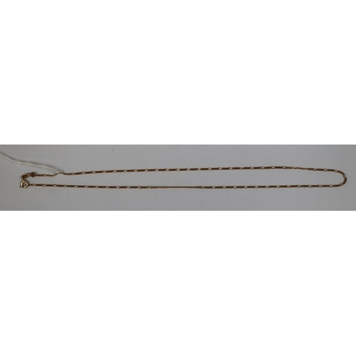 61 - 9ct gold chain - Approx weight 3.5g