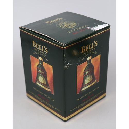 132 - 2 Bells whiskey decanters - Full & sealed in original boxes