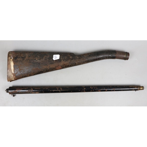 139 - Antique poachers rifle