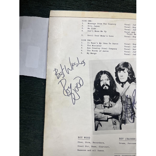 227 - The Move Message from the Country LP signed by the band