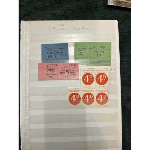 240 - Ephemera - Nice range of bus company parcel labels