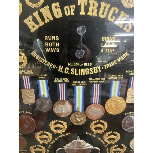 314 - H C Slingsby King of the Trucks large oval display