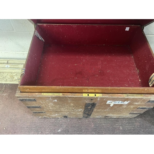 368 - Large Elkington & Co Silversmiths lock box - Approx size: W: 81cm D: 57cm H: 57cm