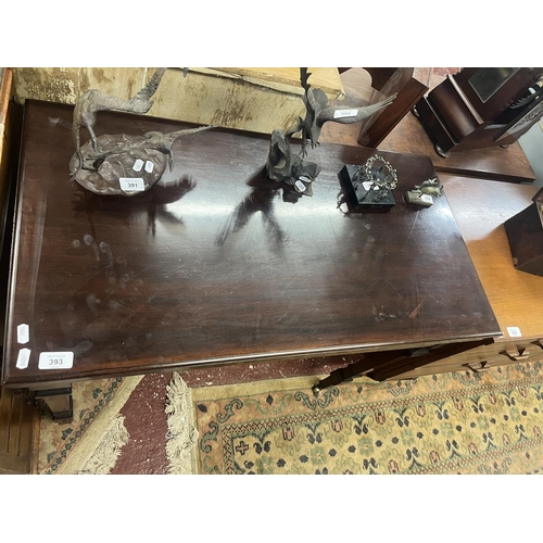 393 - French mahogany card table circa 1870