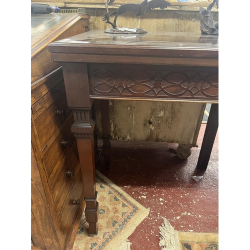 393 - French mahogany card table circa 1870