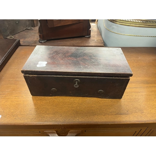 396 - Antique music box