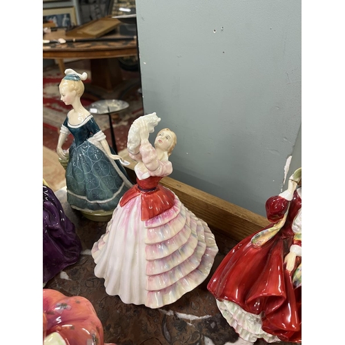 404 - Collection of Royal Doulton figurines