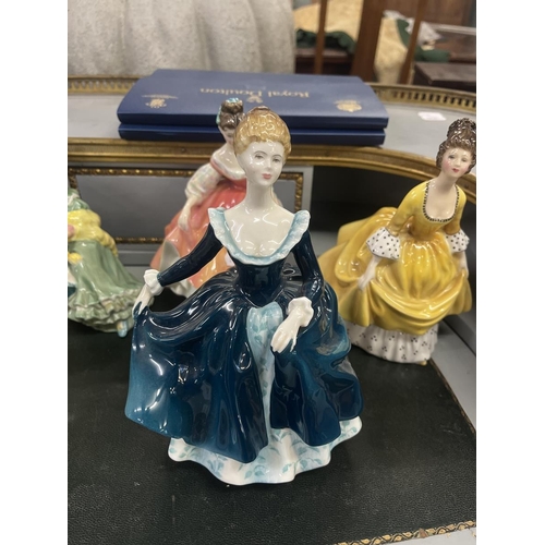 406 - Collection of Royal Doulton figurines