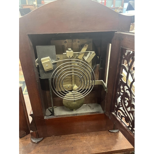 410 - Marriot's of Islington Bracket clock circa 1860 - Approx height: 44cm