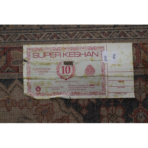 415 - Large hand knotted patterned rug - Approx size: 370cm x 275cm