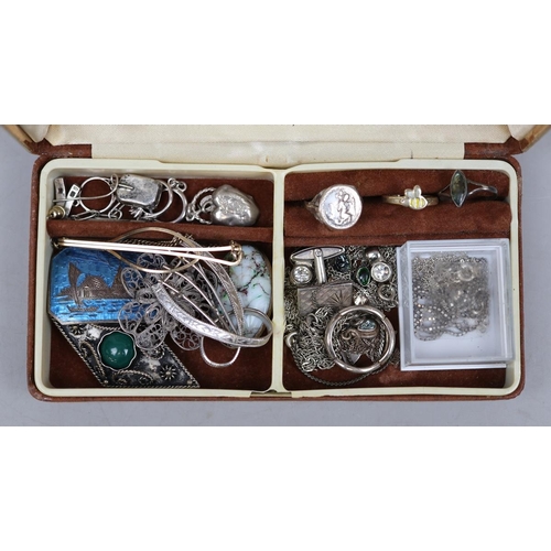 98 - Collection of mainly silver jewellery