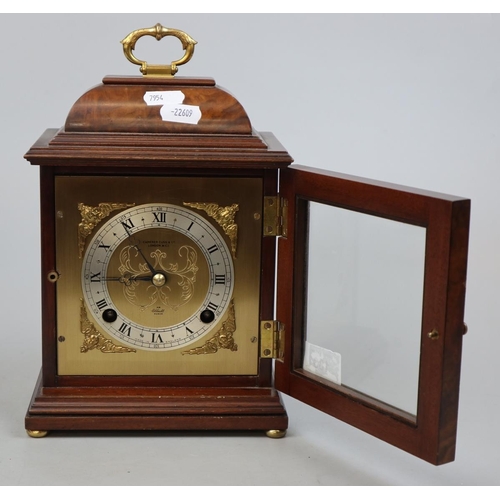 183 - Wooden mantel clock - Cameron Cuss & Co London