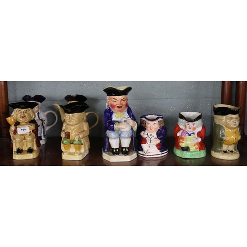 194 - Collection of Toby jugs