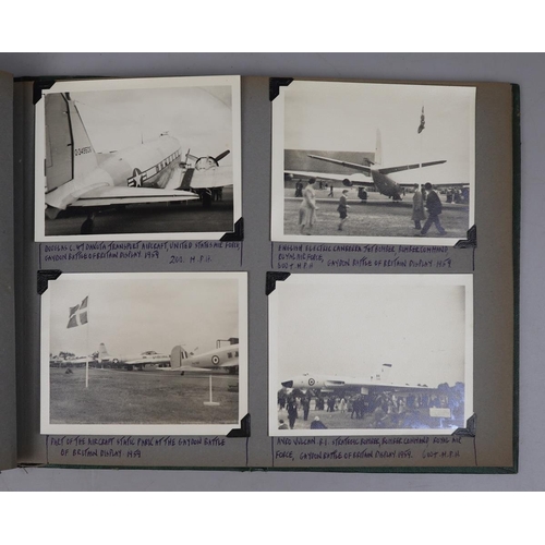 223 - 1950s aircraft photo album