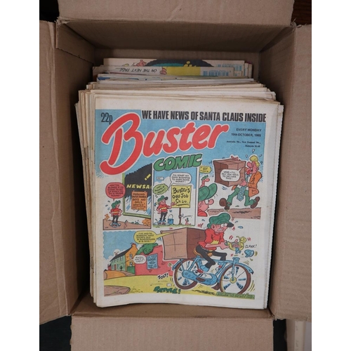 245 - Comics - box of 1980's assorted comics approx 100