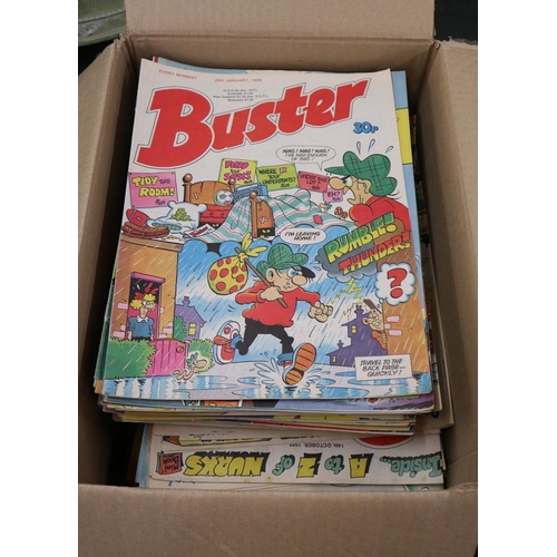 248 - Comics - box of 1980's assorted comics approx 100