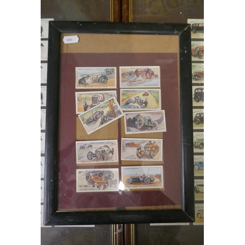 284 - 3 framed cigarette card collections