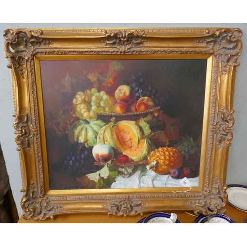 285 - Oil on canvas of a still life by Joan Taylor - Approx image size: 60cm x 49cm