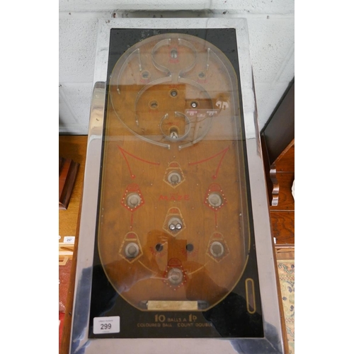 299 - Vintage table top penny arcade pinball machine - The Maze