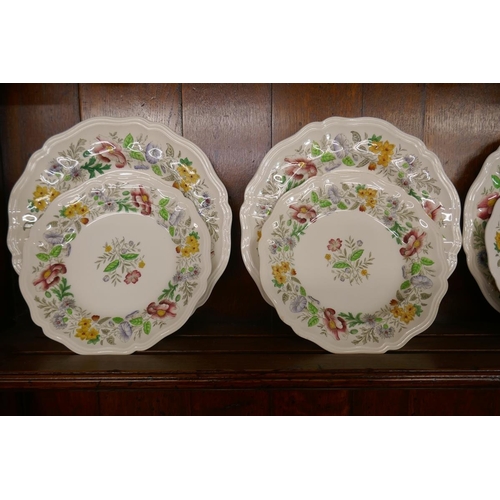 302 - Large collection of Royal Doulton Stratford pattern