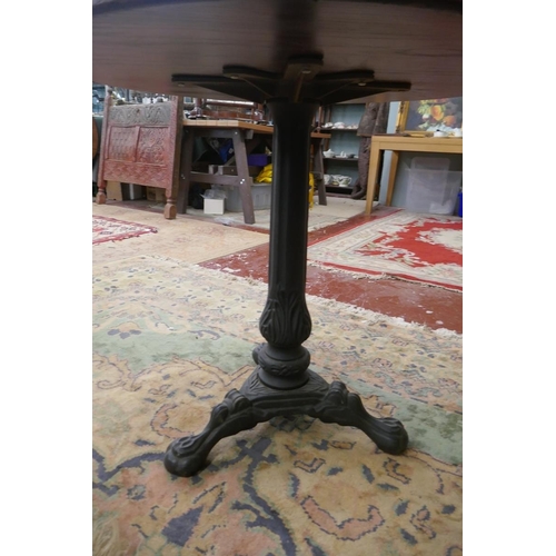 303 - Cast iron pub table