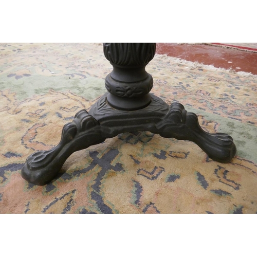 303 - Cast iron pub table