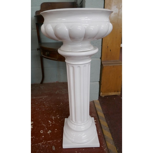 311 - Ceramic jardinaire - Approx H: 81cm