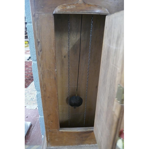 313 - Pine long cased clock