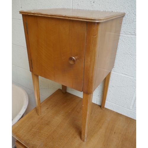 416 - Gordon Russell chest of drawers and bedside cabinet