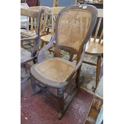 452 - Bergere rocking chair