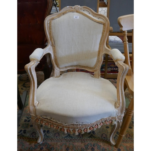 457 - French style armchair