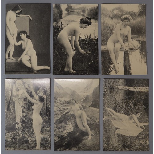 232 - 116 assorted postcards - Outdoor nudes etc
