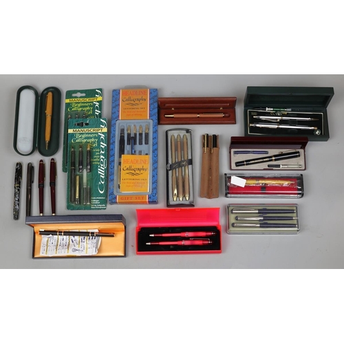 115 - Collection of pens to include Cross, Waterman etc