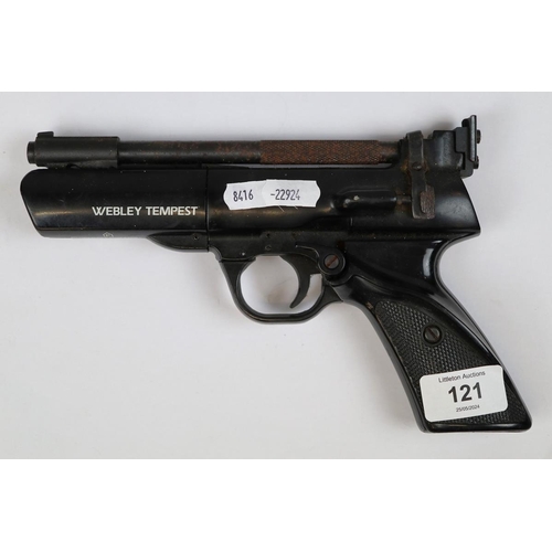 121 - Webley tempest air pistol