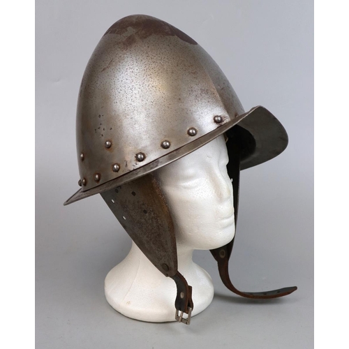 184 - Steel 'Conquistador' style Helmet