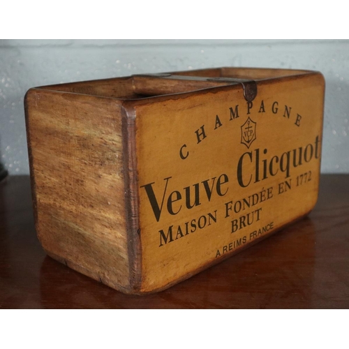 210 - Veuve Clicquot wooden storage box