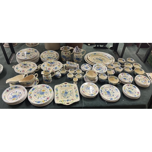 231 - Huge collection of Mason Ironstone Regency pattern