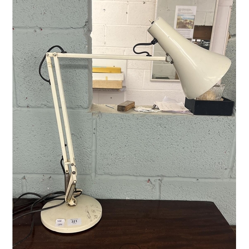 321 - Anglepoise adjustable desk lamp